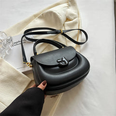 Women's Shoulder Bag Spring Summer Saddle Pack High Texture Pu Handbags