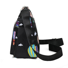 Printed Balloon Shoulder Bag for Women Girl Ladies