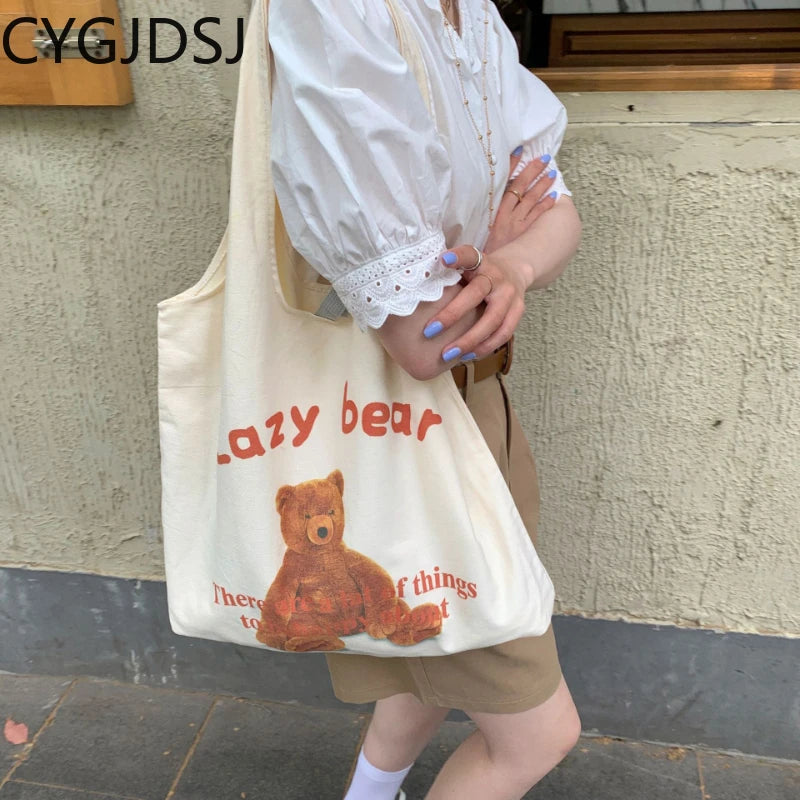 Canvas Tote Bag Handbag Shoulder Bag Women Bag