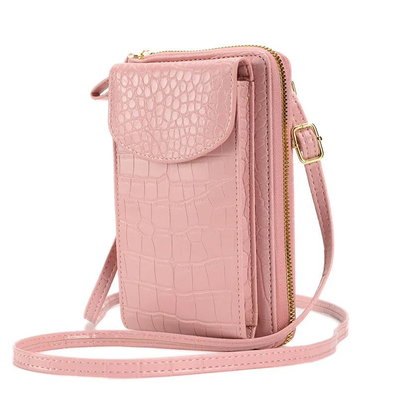 Women's Shoulder Bag Double-layer Crossbody Wallet