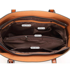 Vintage Oil Wax Leather Shoulder Bag Tote Crossbody Handbag