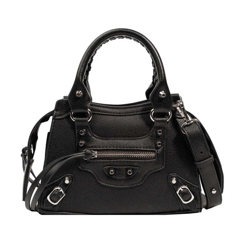 Studded Messenger Bag Crossbody Retro Armpit Bag