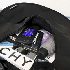 Large Capacity Crossbody Bag Students Bookbag Unisex Shoulder Bag