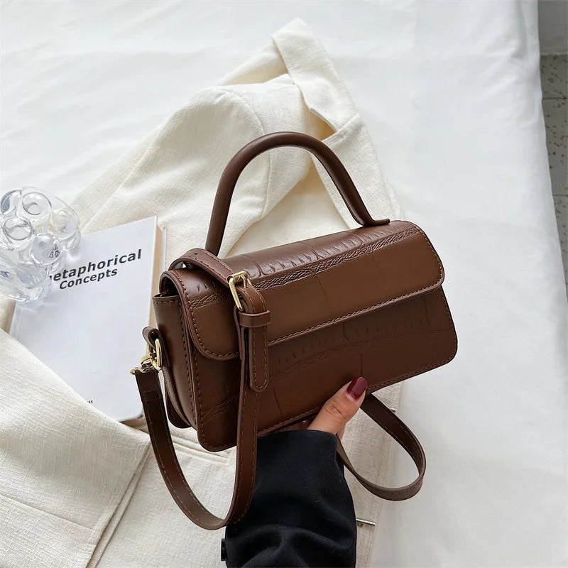 Fashionable Small Square Bag Tote for Women Work Handbag for Women Office