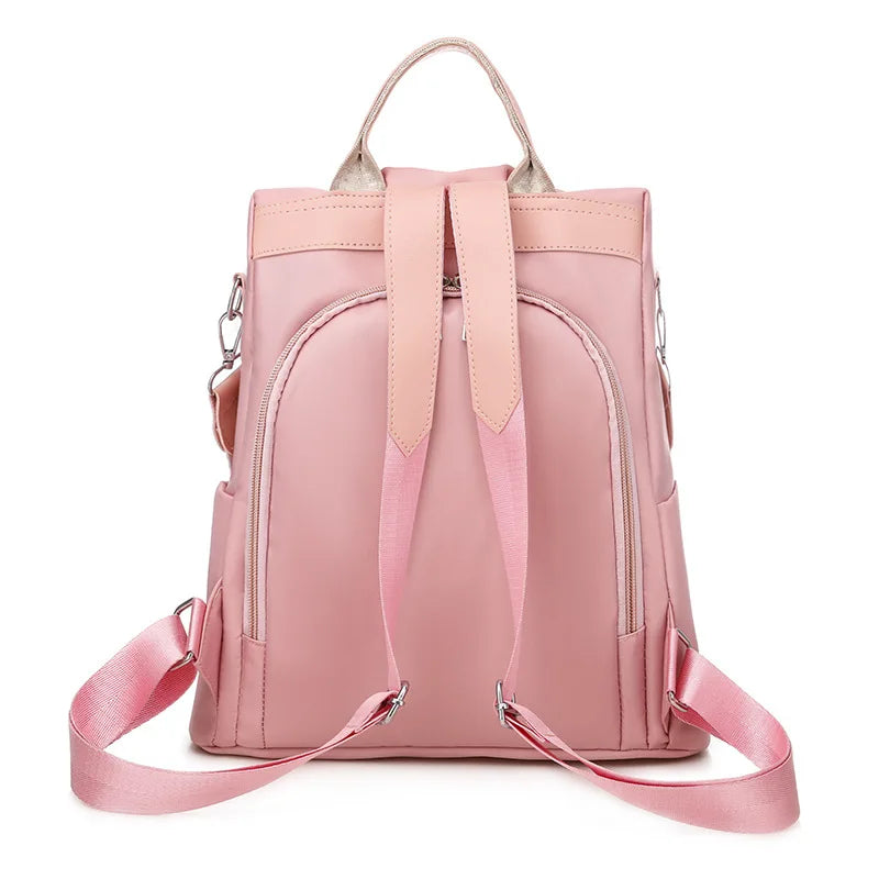 Shoulder Embroidery Women's Backpack Anti-theft Travel Bag Youth