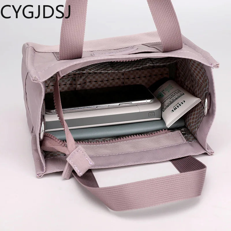Nylon Shoulder Bag Women Handbag Cross Body Office Bag