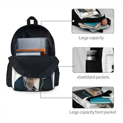 Harajuku Zipper Close Backpacks Men's & Women's Bags