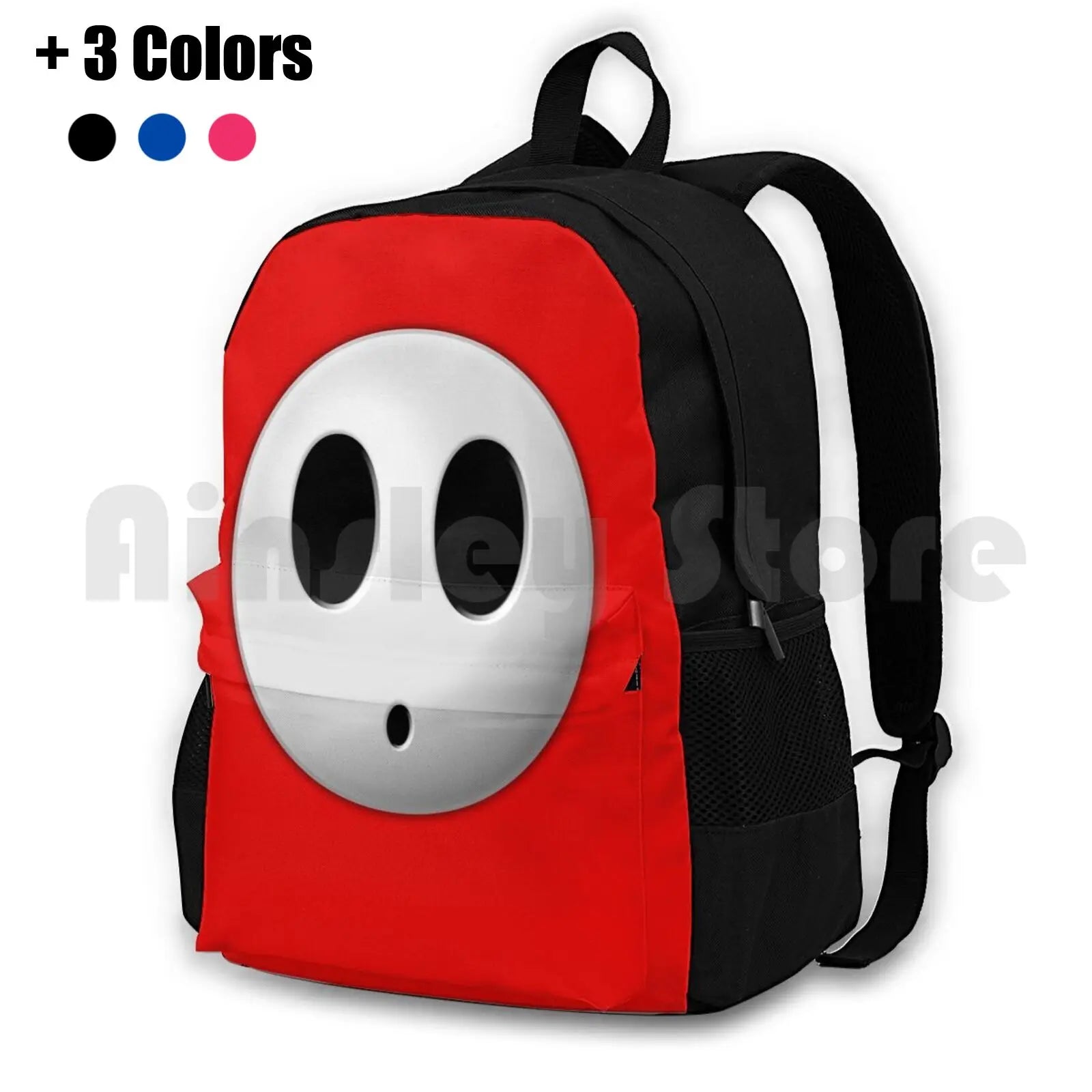 Shyguy Face Mask Outdoor Hiking Backpack Waterproof Camping Travel
