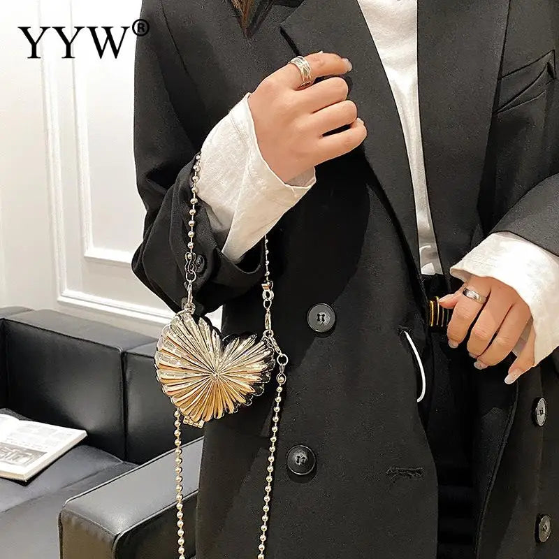 Silver Sling Handbag Crossbody Bag Mini Evening Bags Clutch Wallet Prom Purse