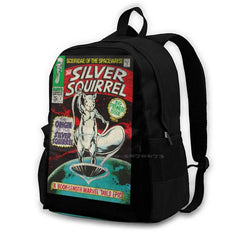 Silver Squirrel 1 Bag Backpack For Men Women Girls Teenage