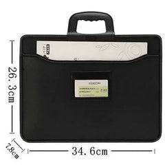 A4 Document Organizer Business Bag Men Office Bag Waterproof