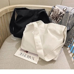 Large Women's Shoulder Bag Canvas Tote Handbag