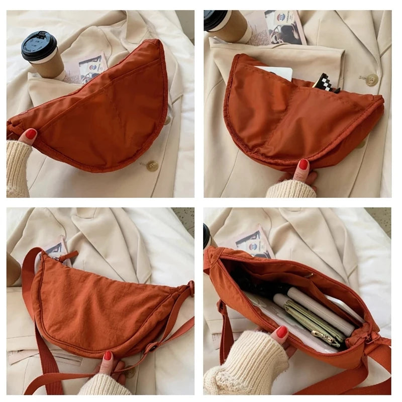 Casual Ladies Nylon Hobos Women's Messenger Travel Large Capacity Tote