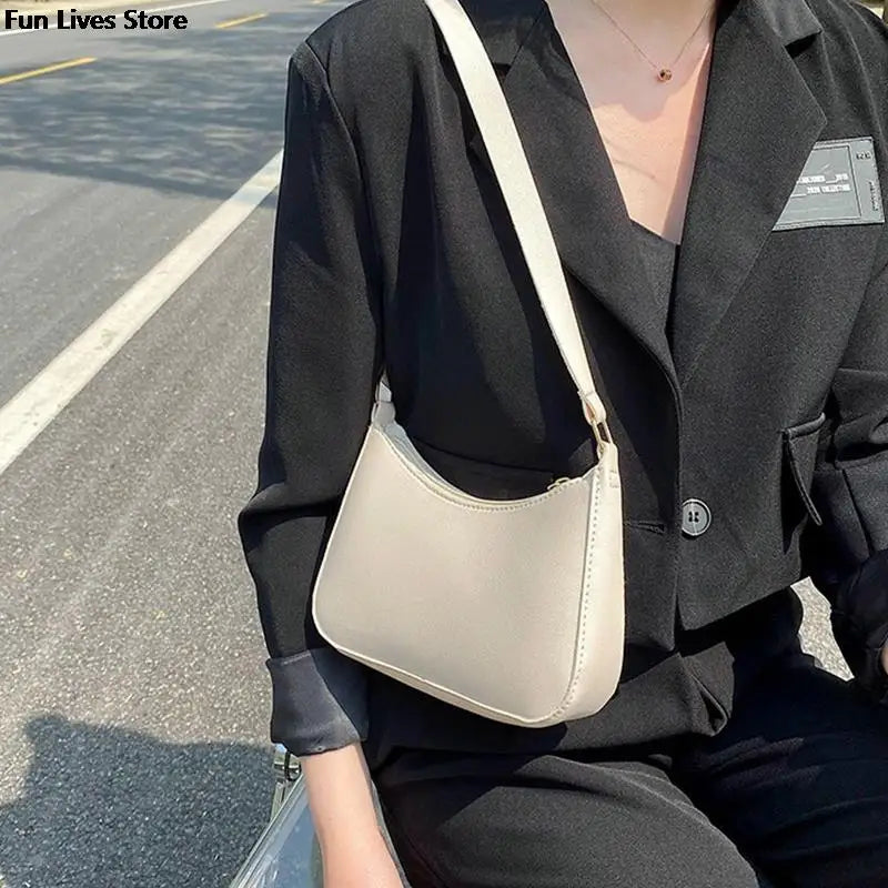 Leather Tote Bag Shoulder Purse Ladies Clutches Vintage