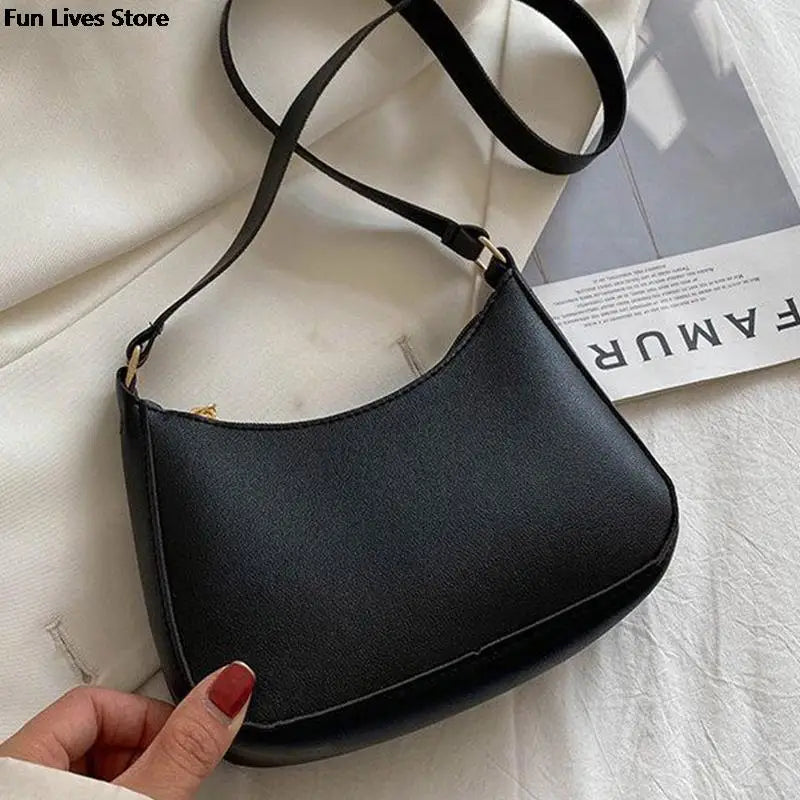 Leather Tote Bag Shoulder Purse Ladies Clutches Vintage