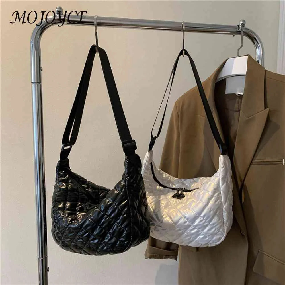 Quilted Crossbody Bag Rhombus Pattern Top-handle Shopper Bag Women