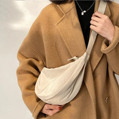 Nylon Messenger Bag Small Shoulder Purse Vintage Handbag