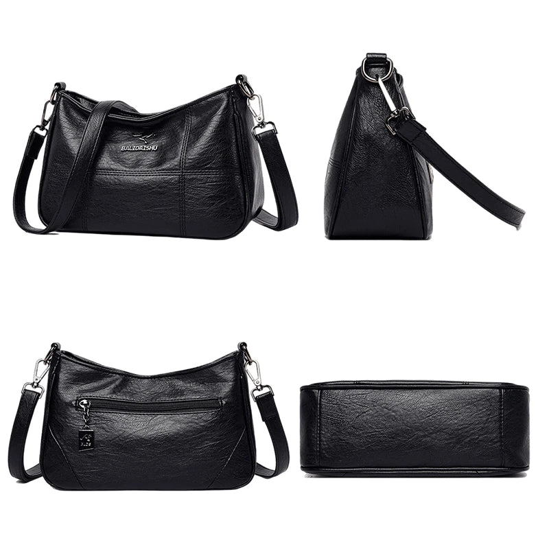 Soft Pu Leather Crossbody Shoulder Bag for Women