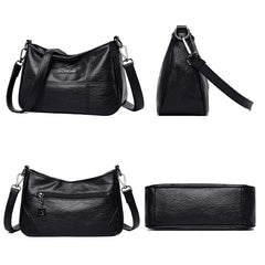 Soft Pu Leather Crossbody Shoulder Bag for Women