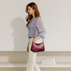Soft Pu Leather Crossbody Shoulder Bag for Women
