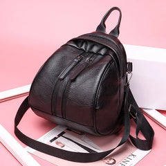 Fall Style Pu One-shoulder Backpack Female