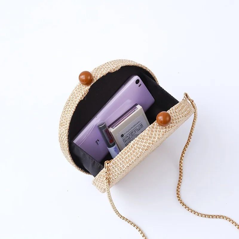Vintage Acrylic Crossbody Bag Clutch Wallet