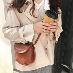 Women PU Leather Mini Shoulder Bag Crossbody Messenger Handbag