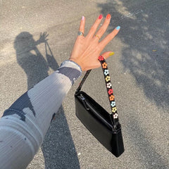 Women Armpit Bag Soft PU Leather Small Clutch Purse Shoulder Bags