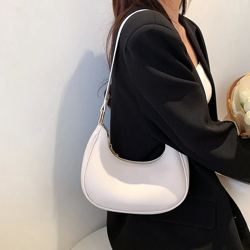 Green PU Leather Shoulder Bags Women's Handbags