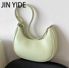 Green PU Leather Shoulder Bags Women's Handbags