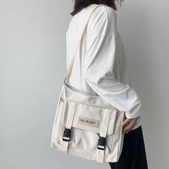 Japanese Messenger Bag Student Nylon Waterproof Canvas Bag Crossbody Bags