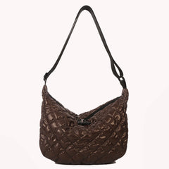 Quilted Top-handle Bags Rhombus Pattern Purses Large Satchel