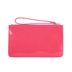 Colorful Lady Jelly PU Leather Clutch Bags Wallets
