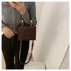 Letter Printing Handbag Temperament Shoulder Bag Women's Solid Messenger