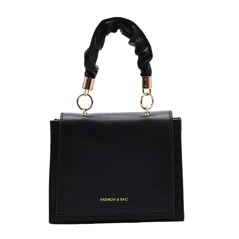 Letter Printing Handbag Temperament Shoulder Bag Women's Solid Messenger