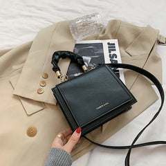 Letter Printing Handbag Temperament Shoulder Bag Women's Solid Messenger