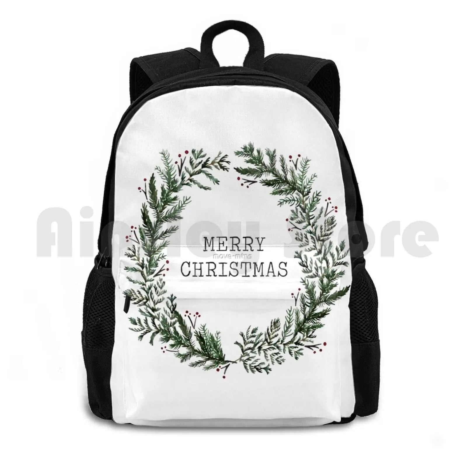 Christmas Hiking Backpack Waterproof Camping Travel Merry