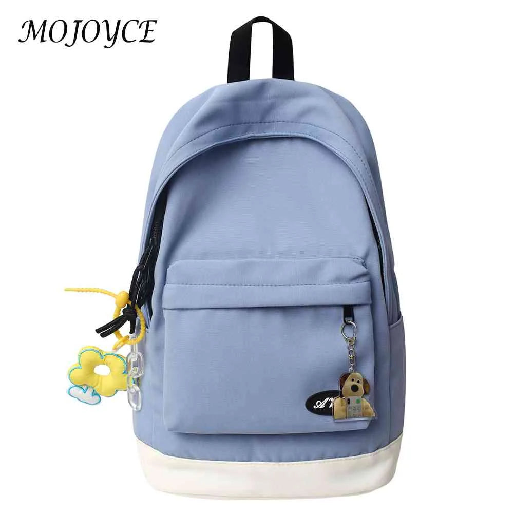 Nylon Backpack Large Capacity Casual College Backpack