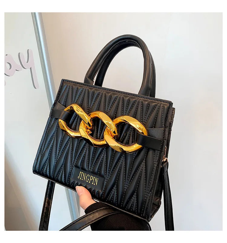 Shoulder Bag Women PU Leather Crossbody Purse Solid Flap Handbag