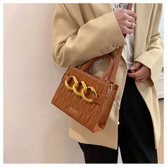 Shoulder Bag Women PU Leather Crossbody Purse Solid Flap Handbag