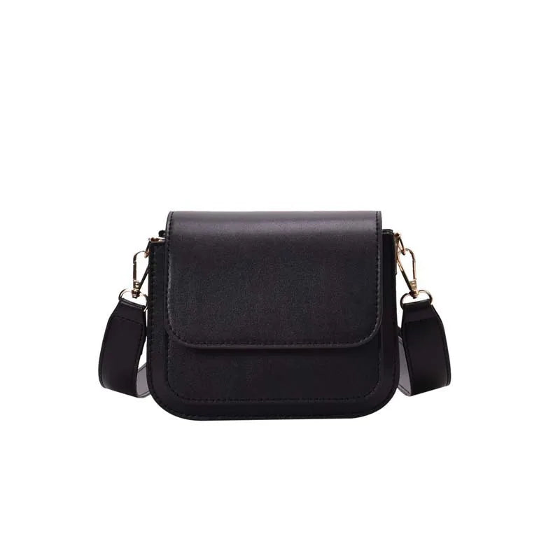 Square Shoulder Bag For Women Crossbody Bag Wide Strap Tote Femme