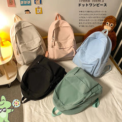Waterproof Nylon School Bags For Teenager Girls Bookbag Lady Travel Backpack