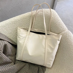 Women's Oxford Shoulder Bag Top-handle Tote for Shopping, Large Capacity