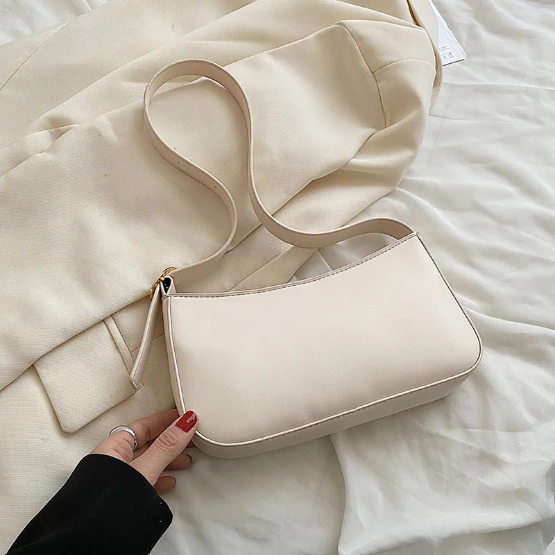Small PU Leather Underarm Shoulder Side Bags For Women