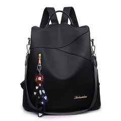 Stylish Ladies Anti-theft Backpack with Sequin Detailing