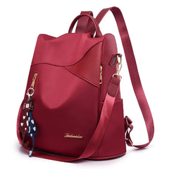 Stylish Ladies Anti-theft Backpack with Sequin Detailing
