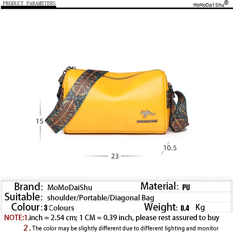 Vintage Leather Shoulder Bags for Women