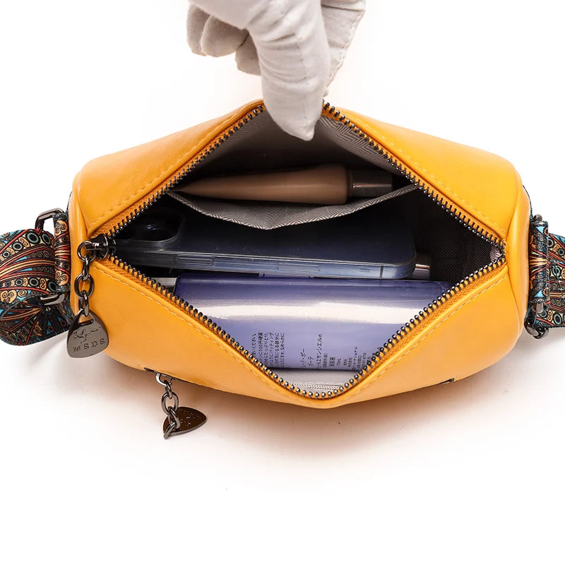 Vintage Leather Shoulder Bags for Women