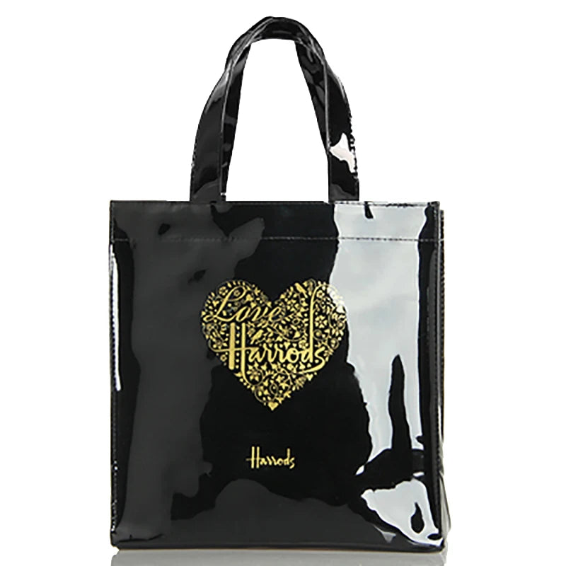 Stylish PVC Reusable Shopping Purse Eco Friendly Tote Bag