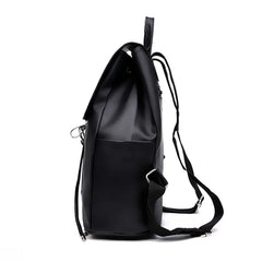 Solid Nylon Women's Backpacks Large Capacity School Bags